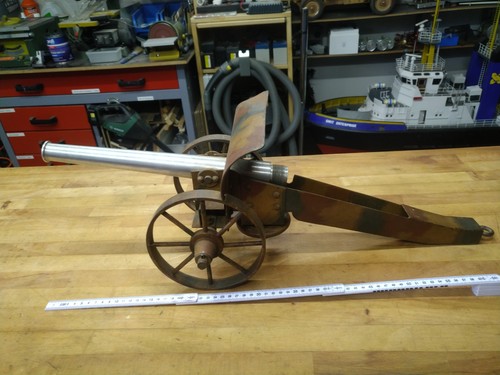 Alte kanone modell kpl aus - kanone, kpl.